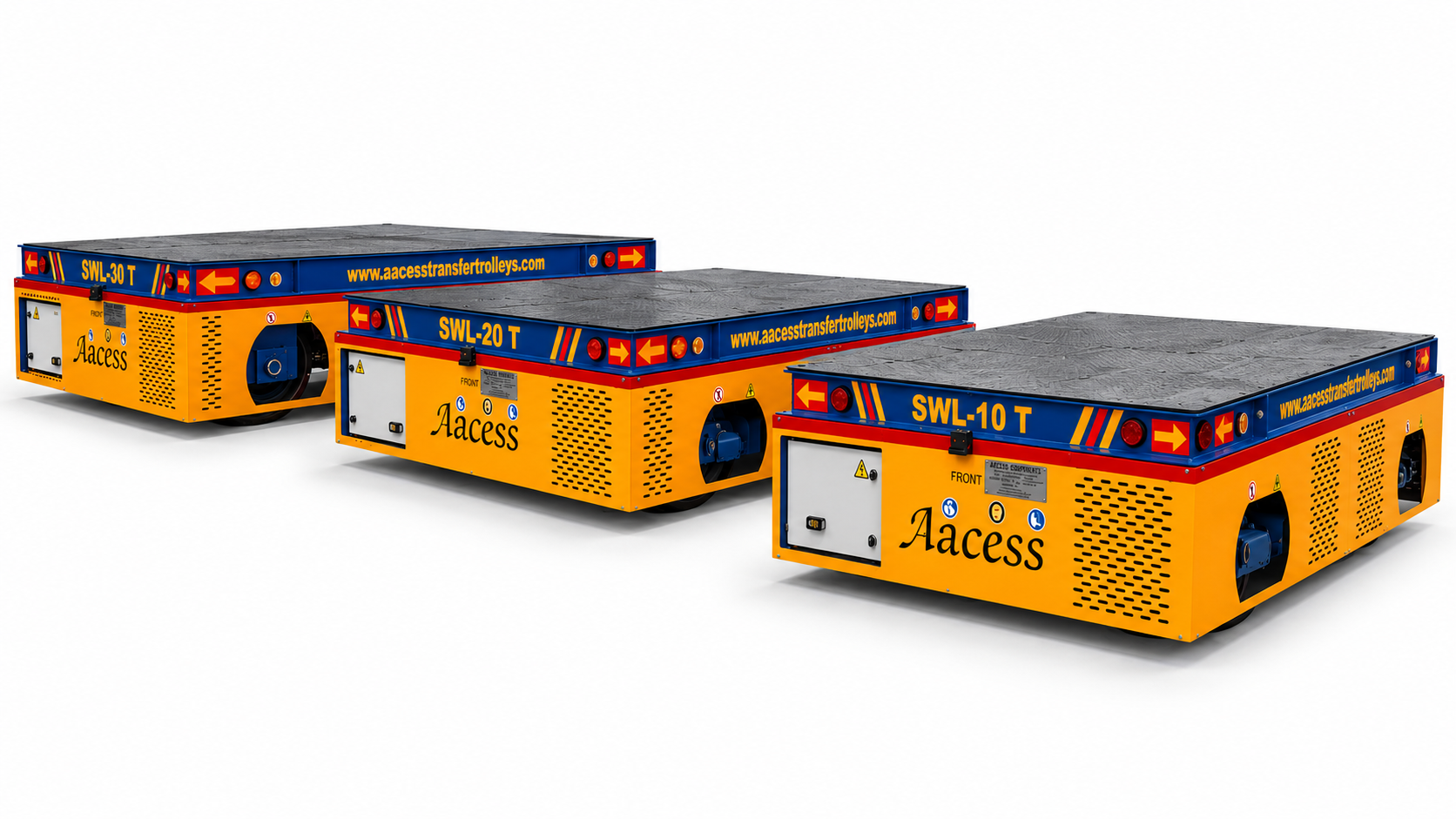 Aacess Battery Operated Trackless 90&deg; Rotational Trolley