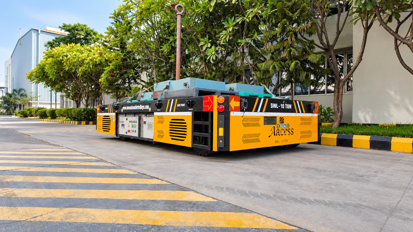 Aacess Battery Operated Trackless 90&deg; Rotational Trolley