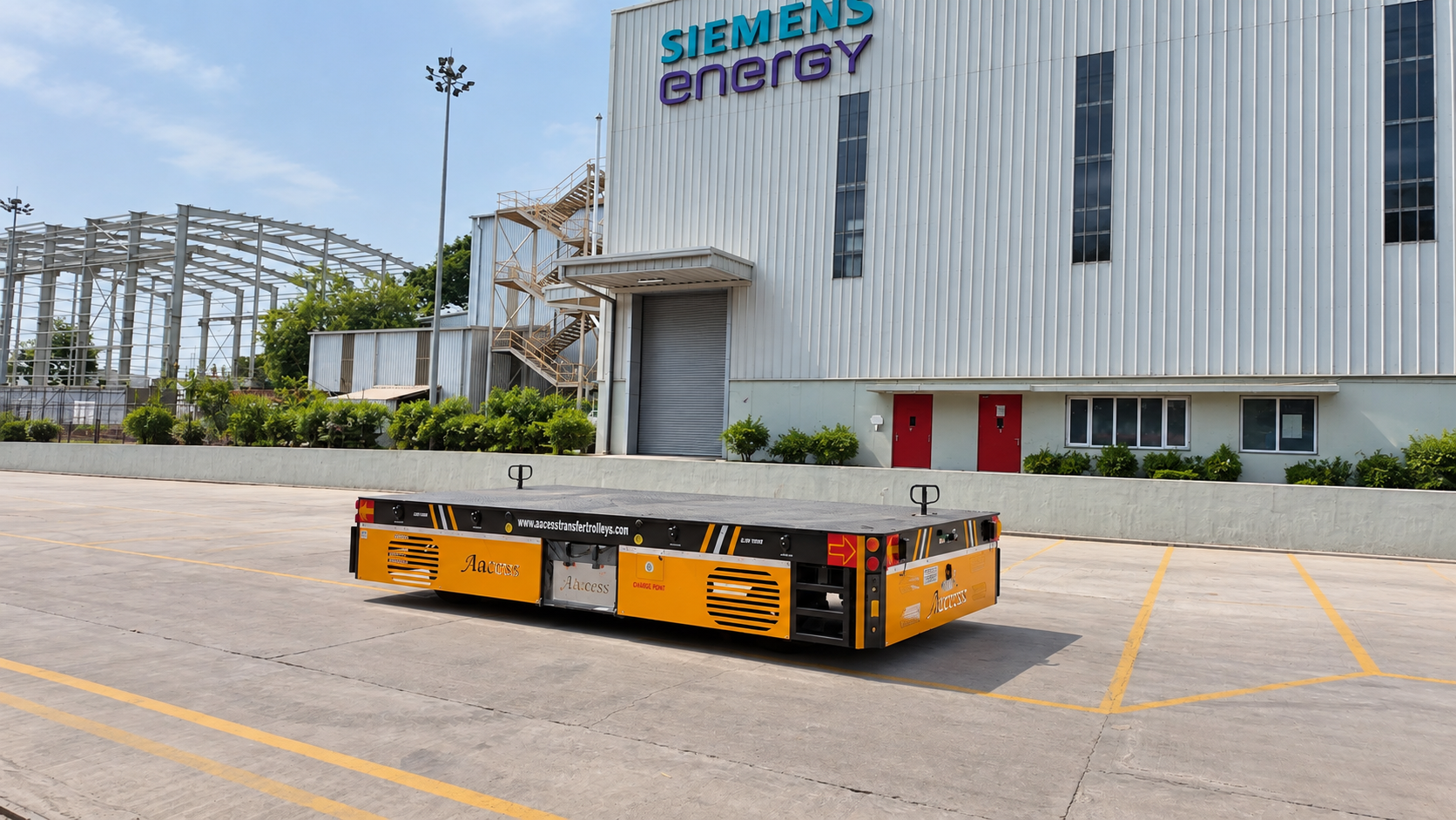 Aacess Battery Operated Trackless 90&deg; Rotational Trolley