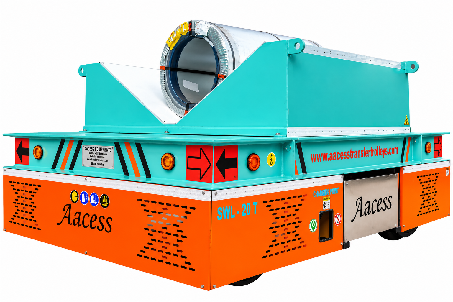 Battery Operated Coil Transfer Trolley