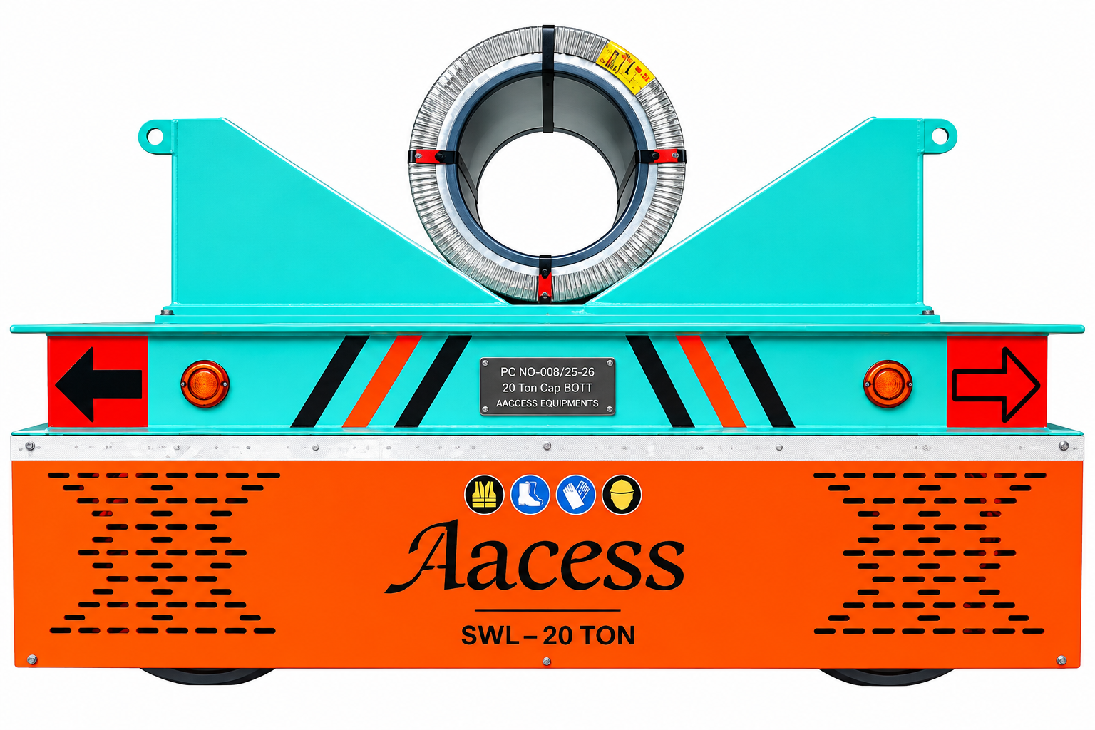 Aacess Battery Operated Coil Transfer Trolley