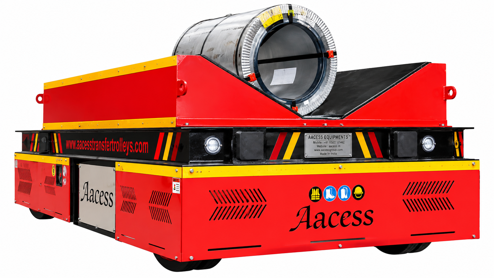 Aacess Heavy Duty Coil Transfer Trolley